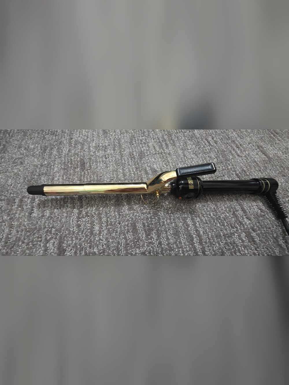 Hot Shot Tools Model S510335 Gold Plated Series Spring Curling Iron 3/4 In. Hair